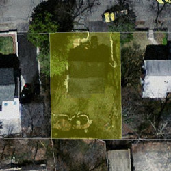 56 Waldorf Rd, Newton MA  02464-1013 aerial view