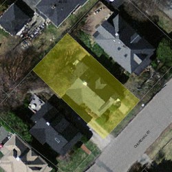 39 Churchill St, Newton MA 02460-1445 aerial view