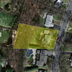 31 White Oak Rd, Newton MA 02468-1322 aerial view