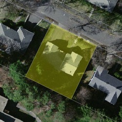 76 Littlefield Rd, Newton MA  02459-3012 aerial view