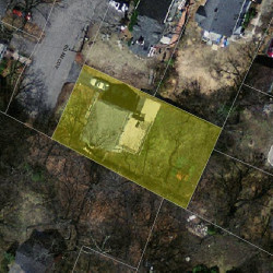 12 Acorn Dr, Newton MA  02466-1501 aerial view