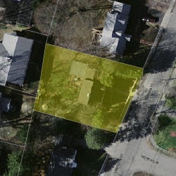 55 Langdon St, Newton MA 02458-1803 aerial view