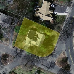 293 Dedham St, Newton MA 02461-2044 aerial view