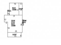 193 Gibbs St, Newton MA 02459-1929 floor plan