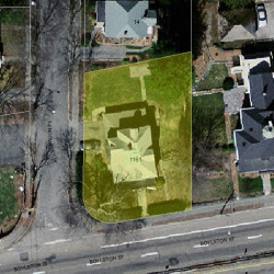 1161 Boylston St, Newton MA 02464-1014 aerial view
