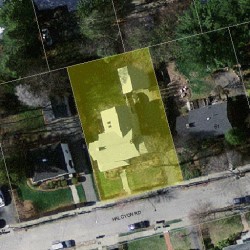 67 Halcyon Rd, Newton MA 02459-2431 aerial view