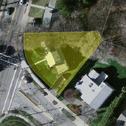 6 Wheeler Rd, Newton MA  02459-2655 aerial view