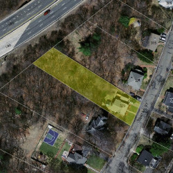 329 Central St, Newton MA  02466-2228 aerial view