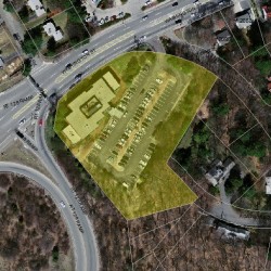 2150 Washington St, Newton MA  02462-1498 aerial view