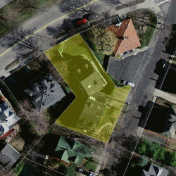 252 Commonwealth Ave, Newton MA 02459 aerial view