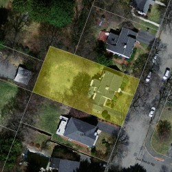 139 Winslow Rd, Newton MA  02468-1743 aerial view