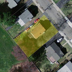 49 Wade St, Newton MA 02461-1714 aerial view