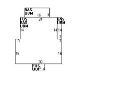 122 Hawthorn St, Newton MA  02458-1238 floor plan