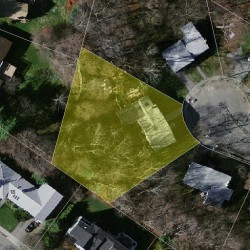 38 Cottonwood Rd, Newton MA  02459-3112 aerial view