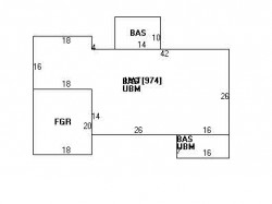 50 Wheeler Rd, Newton MA  02459-2656 floor plan