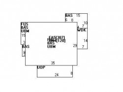 3 Oak Ter, Newton MA  02461-1409 floor plan