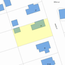 29 Faxon St, Newton MA 02458-1034 plot plan