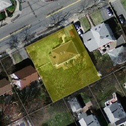 738 Watertown St, Newton MA 02460-1354 aerial view