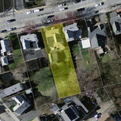 286 Watertown St, Newton MA  02458-1347 aerial view