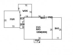 20 Richfield Rd, Newton MA  02465-2426 floor plan