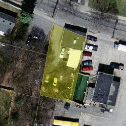 216 Webster St, Newton MA  02465-1849 aerial view