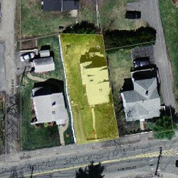 11 Auburn St, Newton MA  02465-2204 aerial view