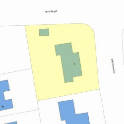 5 Sheldon Rd, Newton MA 02459-2737 plot plan
