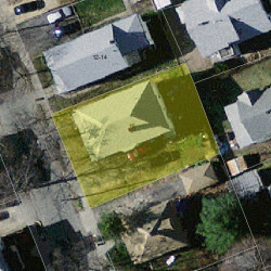 16 Capital St, Newton MA 02458-1302 aerial view