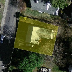 274 Park St, Newton MA  02458-2315 aerial view