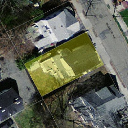 61 Wildwood Ave, Newton MA  02460-1321 aerial view