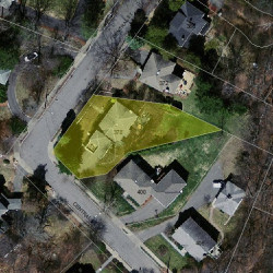 378 Central St, Newton MA 02466-2205 aerial view