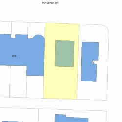 672 Boylston St, Newton MA 02459-2680 plot plan