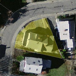 50 Carleton St, Newton MA  02458-1604 aerial view