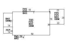 51 Hampshire St, Newton MA 02465-2934 floor plan