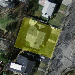 42 Fessenden St, Newton MA 02460-1120 aerial view