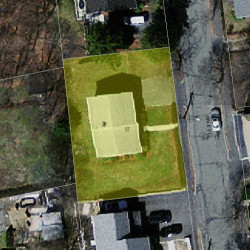 37 Hale St, Newton MA 02464-1310 aerial view