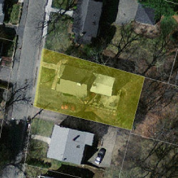 40 Brooks Ave, Newton MA  02460-1508 aerial view