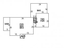 27 Sheldon Rd, Newton MA 02459-2737 floor plan