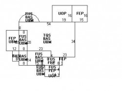 22 Burnham Rd, Newton MA 02465-2928 floor plan