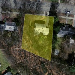 428 Waban Ave, Newton MA 02468-1352 aerial view