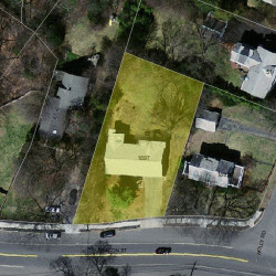 1897 Beacon St, Newton MA  02468-1441 aerial view