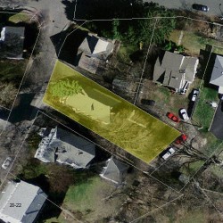 10 Jefferson St, Newton MA  02458-1710 aerial view