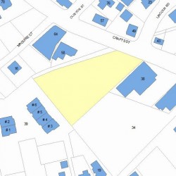 48 Crafts St, Newton MA  02458-1249 plot plan