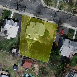 213 Adams Ave, Newton MA  02465-1502 aerial view