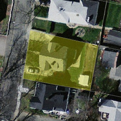 64 Brooks Ave, Newton MA 02460-1508 aerial view