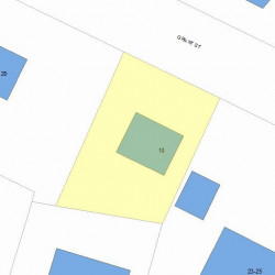 10 Grant St, Newton MA 02465-1509 plot plan