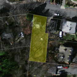 445 Highland St, Newton MA  02460-2109 aerial view
