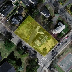 155 Temple St, Newton MA 02465-2331 aerial view