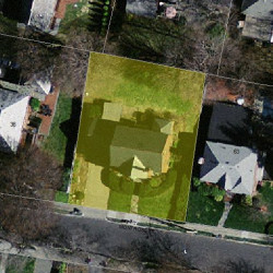 55 Montrose St, Newton MA 02458-2726 aerial view