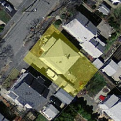 20 Emerald St, Newton MA 02458-1214 aerial view
